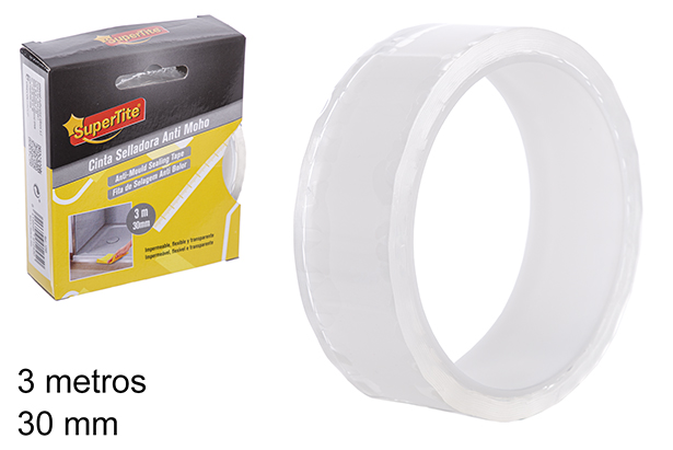 [207201] Anti-mildew sealing tape 3 m x 30 mm