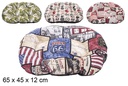 Coussin ovale moyen pour animaux de compagnie