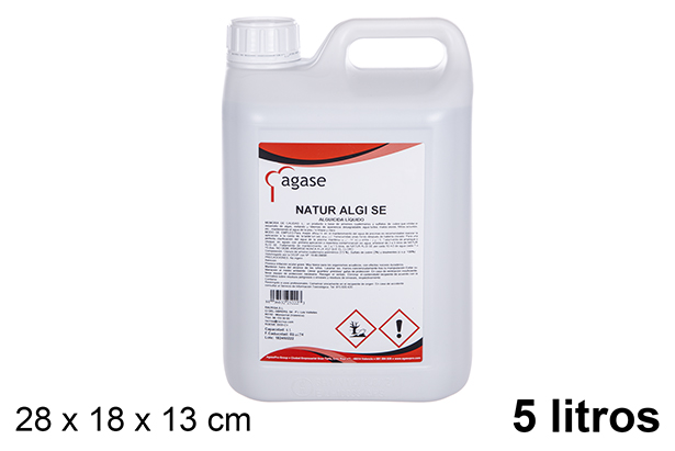 Alguicida líquido sin espuma 5 l.
