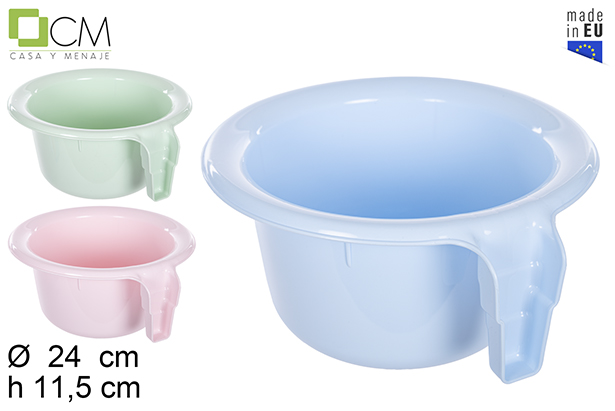 Orinal de plástico con asa colores pastel