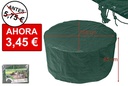 Housse de protection extérieure pour table ronde 165x85 cm