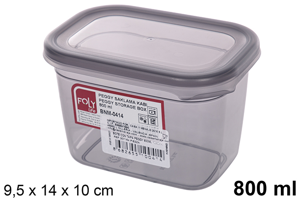Fiambrera con tapa Peggy 800 ml