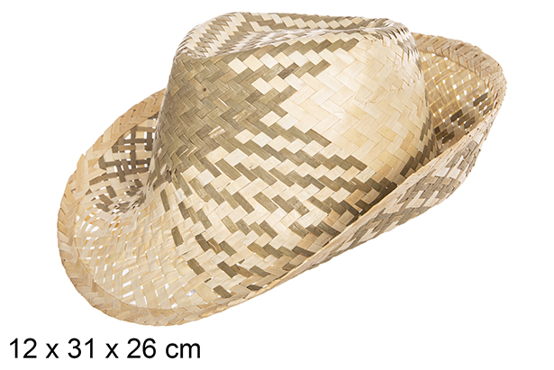 Sombrero paja Borsalino bicolor