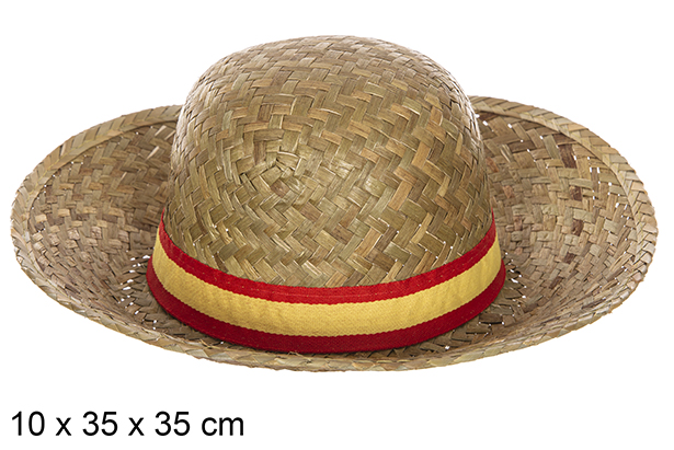 Pamela couleur paille avec ruban Espagne