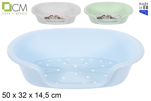 [114549] Culla per animali domestici colori pastello 50x32 cm