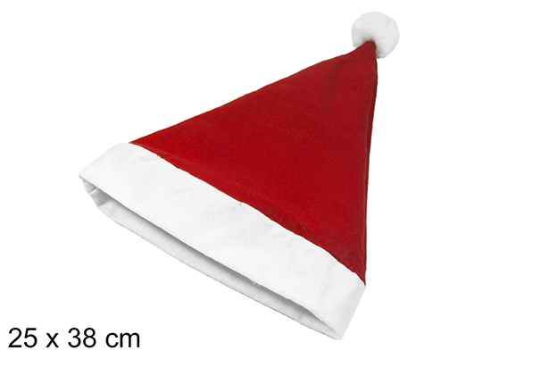 Gorro Papa Noel 25 cm