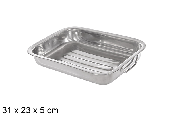 Bandeja de forno em aço 30 cm