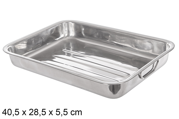 Steel oven tray 40 cm