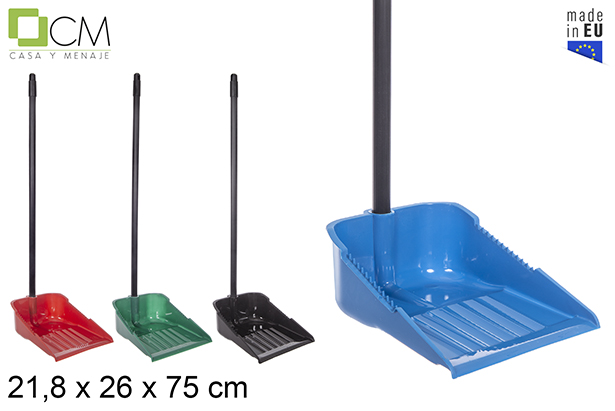 Paletta ondulata con bastone nero 75 cm
