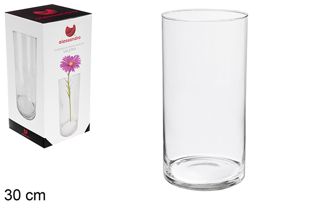 Vaso de vidro Valeria 30 cm