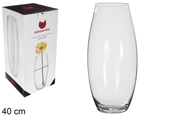 Azahar glass vase 40 cm