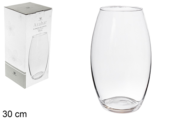 Azahar glass vase 30 cm