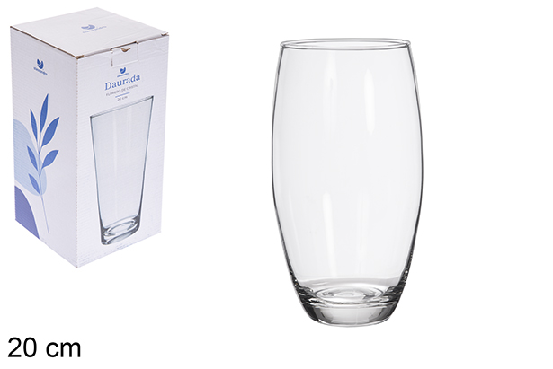 Florero cristal Azahar 20 cm