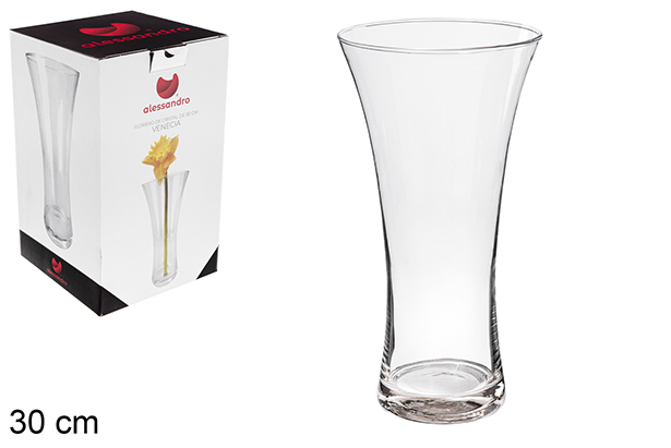 Vaso in vetro Venecia 30 cm