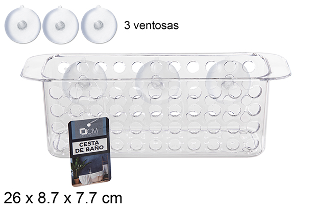Panier en plastique pour bain 26x8,7 cm