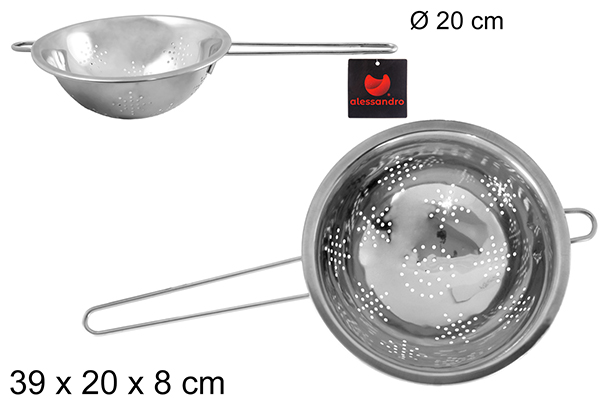 Coador de metal 20 cm