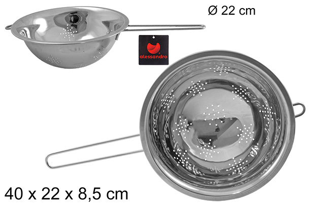 Metal strainer 22 cm
