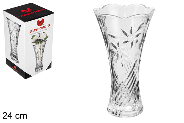 Vase en verre Manila 24 cm