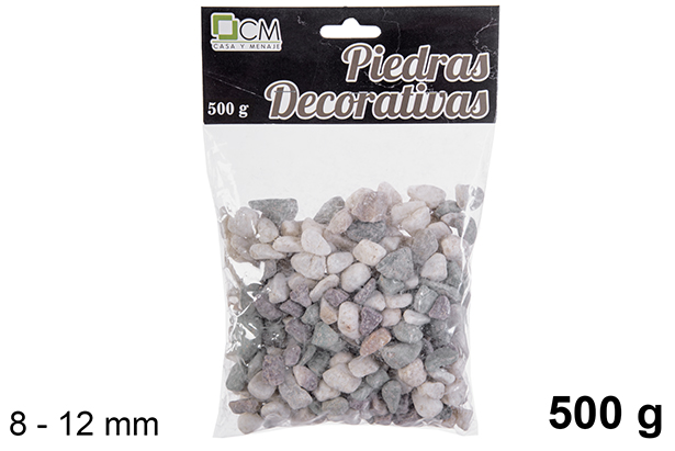 [114257] Pietre decorative assortite 8-12 mm (500 gr.)
