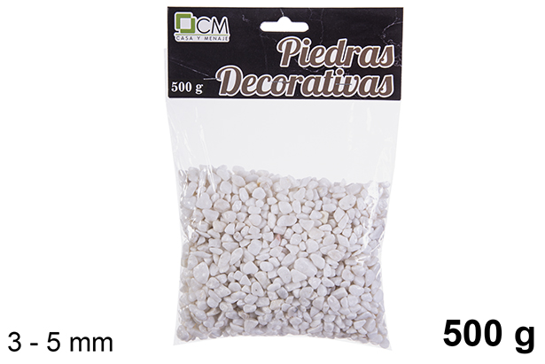 White decorative stone 3-5 mm (500 gr.)