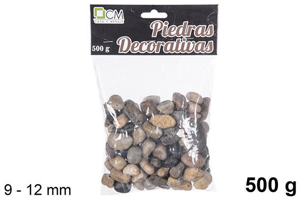 Piedra decorativa surtida 9-12 mm (500 gr.)