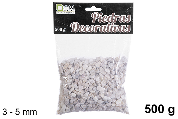 Piedra decorativa amarilla 3-5 mm (500 gr.)