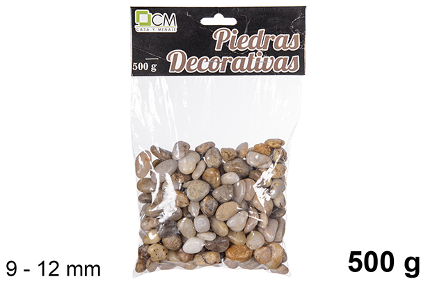 Pedra decorativa amarela 9-12 mm (500 gr.)