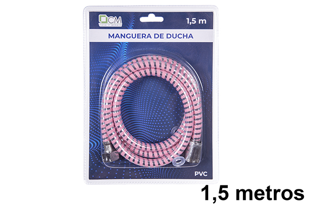 Tuyau de douche en PVC 1,5 m.