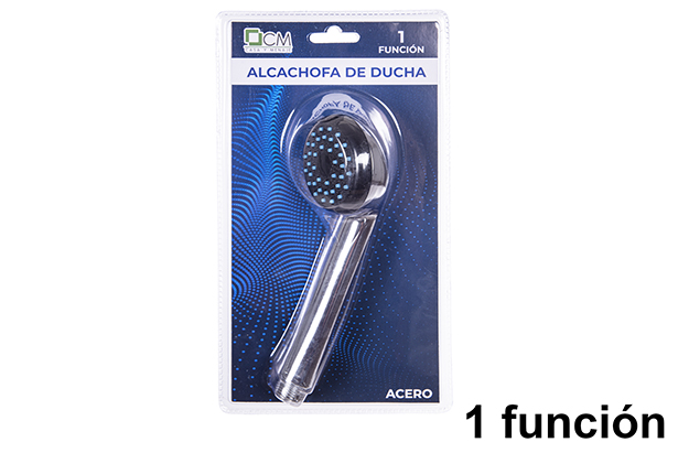 [114301] chuveiro de aço de 1 funçâo