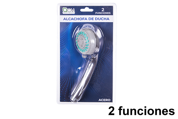 pommeau de douche en acier à 2 fonctions
