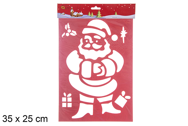 Plantilla Navidad Papa Noel 35x25 cm