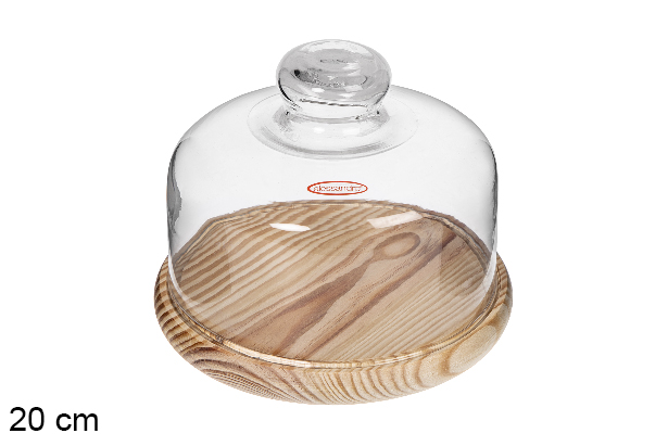 Quesera cristal 20 cm