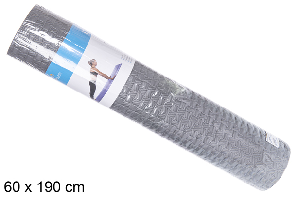 Esterilla EVA gimnasia gris 60x190 cm