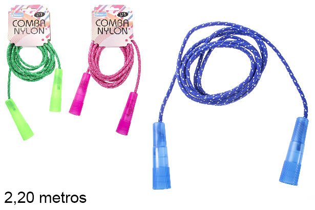 Comba nylon mango plástico 2,20 m.