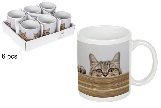 Tasse en céramique chat