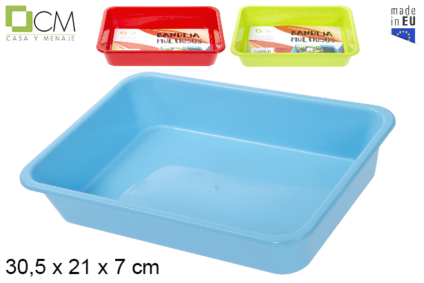 Bandeja de plástico cores sortidas nº3