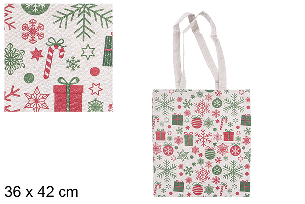 Bolsa tela Navidad oferta