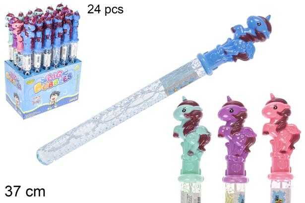 Épée à bulles Licorne 37 cm