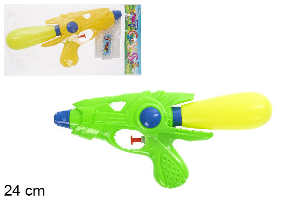 Pistola de agua color 24 cm