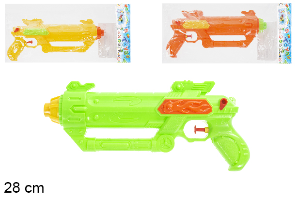 [115566] Pistola ad acqua colorata 28 cm
