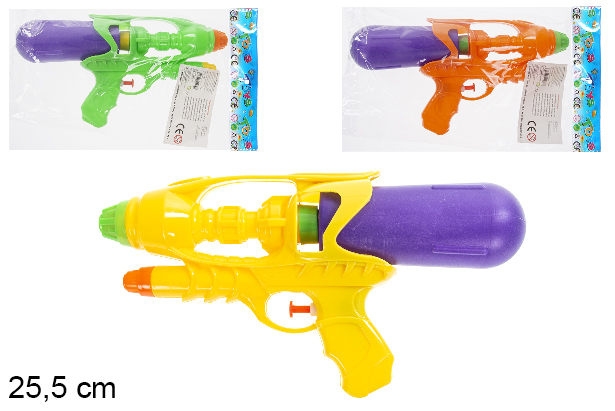 Pistola de agua color 25,5 cm