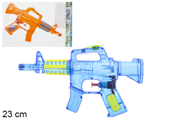 [115577] Pistolet à eau coloré 23 cm