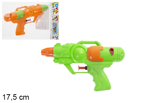 Pistolet à eau coloré 17,5 cm