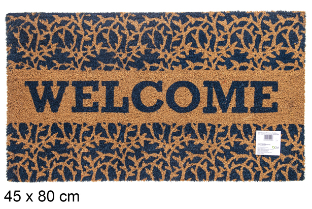 Paillasson Coco Welcome 45x80 cm