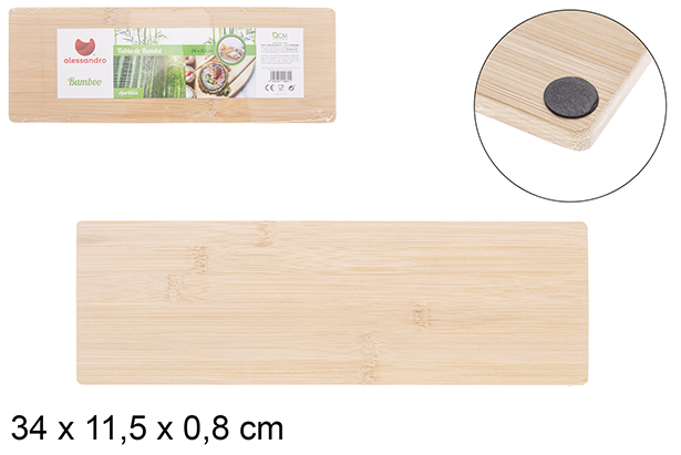 Bamboo board for appetizers 34x11,5 cm