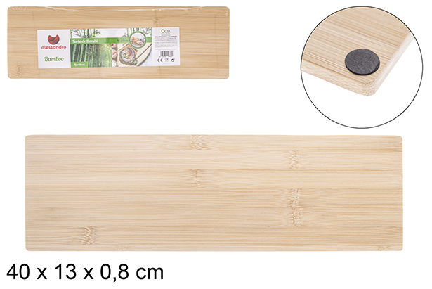 Tagliere in bambù per antipasti 40x13 cm