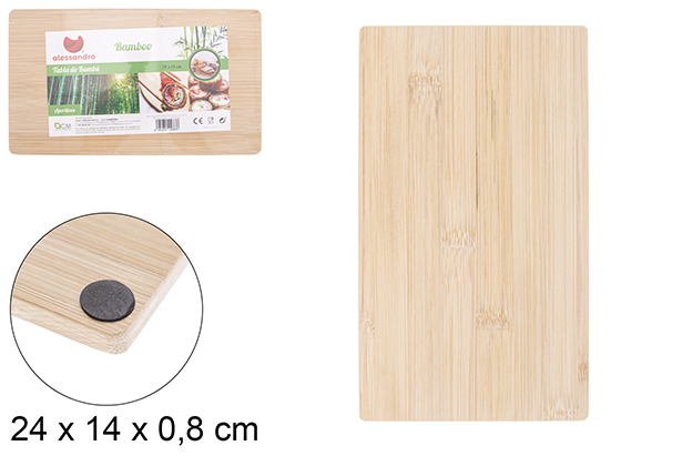 Bamboo board for appetizers 24x14 cm