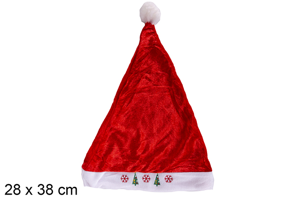 Cappello Babbo Natale 2 modelli 28x38 cm