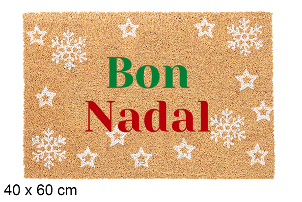 Zerbino decorato Bon Nadal 40x60 cm