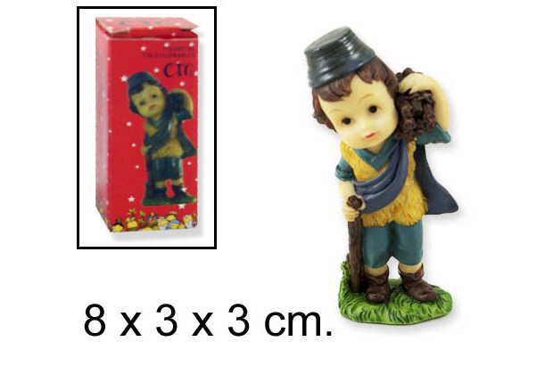Figura Belén pastor infantil leñador